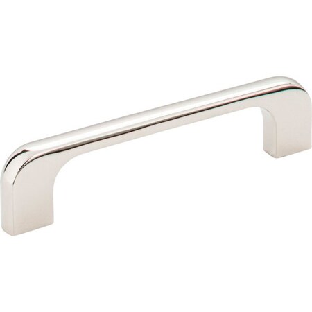 Jeffrey Alexander 96 mm Center-to-Center Polished Nickel Alvar Cabinet Pull 264-96NI